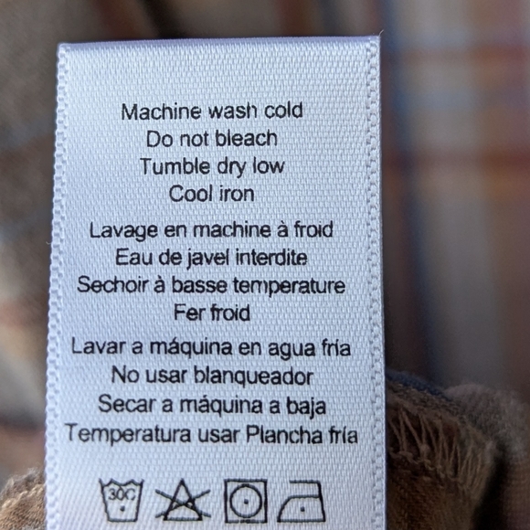 Hippy Tree Nomad Division Plaid Short Sleeve Button Front Shirt Size Large - Picture 7 of 8